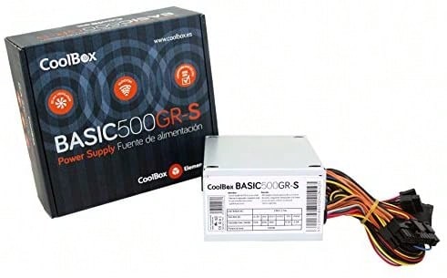 CoolBox BASIC500GR-S 500W 20+4 Pin ATX SFX Netzteil Weiß