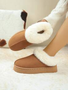 Nuevas botas de nieve para mujer de estilo bohemio, forradas térmicamente y cálidas para deportes al aire libre, para otoño/invierno