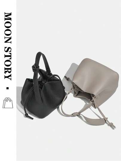 New Fashion Women's Shoulder Bag, Handbag With High-End Vibe, Versatile For Summer, Minimalist Large Capacity Commuter Tote Bag