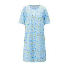 Old Lady Costume For Women Granny Costume Kit With Old Lady Nightgown Wig Grandma Costume Halloween Outfits{"Color_name":"Dress","Size_name":"XL/2XL"} - Đầm - Xem 6