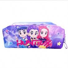 1pc KpopDemonHunter Large Capacity Pencil Case, Durable Oxford Cloth Pencil Box, Portable Storage Bag, Suitable For School & Office Supplies, Christmas Gift, Christmas Decor, Random Style - Multicolor - View 8