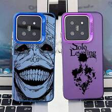 Anime Solo Leveling compatible with Apple  17 17Air 16E 16 15 14 13 12 mini Pro Max Plus Colorful Silver Phone case Funda Cover Capa, Cover compatible with  17 pro hülle,  17 pro max hülle,  17 hülle,  16 pro hülle