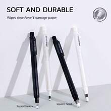 languo 压力激活式铅笔形橡皮擦，专为勾勒高光而设计，配有可替换笔芯。擦拭后表面洁净无痕。专为艺术创作而配制。 - 彩色 - 查看 3