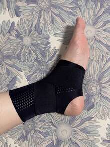 1pc Ankle Compression Sleeve - Plantar Fasciitis Braces - Open Toe Compression Socks For Swelling, Sprain, Neuropathy, Foot Arch Support For Men And Women, Sports Ankle Protection Anti-Spray Ankle Sleeve