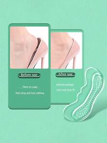 Soft Heel Grips, Invisible Heel Pads For High Heels & Sandals, Self-Adhesive Heel Cushions, Soft Anti-Friction Heel Liners With Pearl Massage Function, Making High Heels More Comfortable