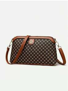 女士斜挎包 - 一款小众单肩包，配有混色斜挎手机袋 - 彩色 - 查看 5