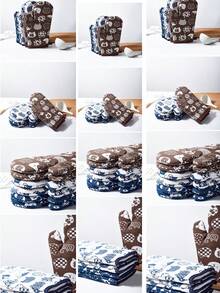 Microwave Oven Gloves, Kitchen Specific Gloves, Anti Slip And Wear-Resistant, High Temperature Resistant, Suitable For Microwave Ovens, Steaming, Ovens, Baking, Thick And Heat-Resistant Gloves - Multicolor - View 9