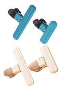 T-Type Food Sealing Clips, Potato Chip & Snack Packaging Strong Sealing Clips, Leak-Proof & Moisture-Proof, Plastic Bag Sealing Clips, & T-Type Clips, Moisture-Proof & Fresh-Keeping Sealing Clips, Food Storage Clips - Multicolor - View 18