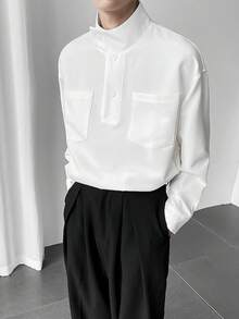 Men Shirts - White - View 3