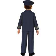 KIWI Children's Pilot Costume With Realistic Style And Double Button Uniform - Multicolor - View 3