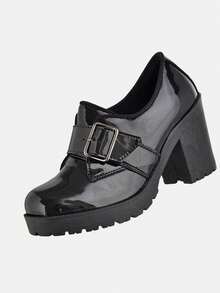 Women's Oxford Tractor Shoe - 黑色 - 查看 1