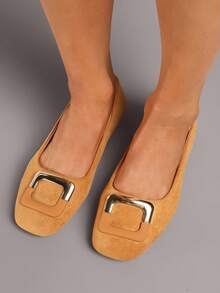 Soft Classic Ballet Flats Women's Casual Work/Office Spring/Autumn - Camel - View 2
