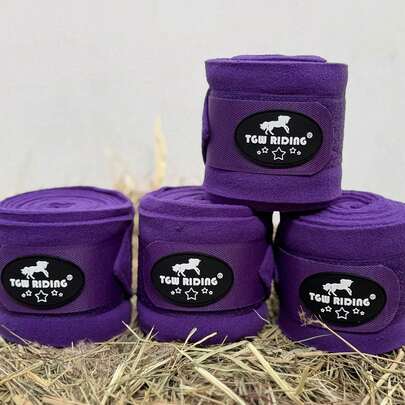 4 包马球腿套，采用优质拉绒羊毛制成，采用钩环扣设计，方便穿脱，可机洗