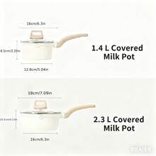 2-In-1 Non-Stick Frying Pan Set With Lid - Cookware Set With Pouring Spout, Compatible With Induction Cooktop, Easy To Clean