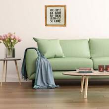 Cuadro Decorativo Minimalista, "Vive Simple Da amor", frases motivadoras, Arte de pared, tela impresa, contemporaneo, Moderno, cuadro de madera de pino, frases decorativas Para sala de estar, Dormitorio, Decoración de oficina, Frase Calida, Cuadro Minimalista, lobby, Regalo. - 1 - Ver 4