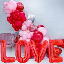 40 Inch Large Red Letter F Balloons Alphabet F Letter Balloons Foil Mylar Big Letter Balloons For Birthday Party Anniversary New Year Graduation Wedding Decorations - ĐỏF - Xem 3