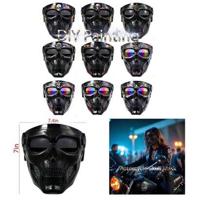 Skull Full Face Tactical Masks CS Survival Games Shooting Cosplay Movie Paintball Halloween Scary Masks