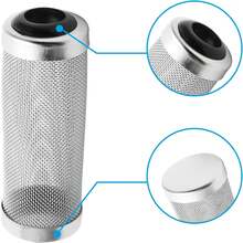 Bivethoi Stainless Steel Aquarium Filter Intake Cover, 16mm Shrimp Filter Guard Metal Fish Tank Filter Intake Strainer, Mesh Tube Filter Net Cover Aquarium Inlet Filter Screen For Fish Tank - 12mm - View 3