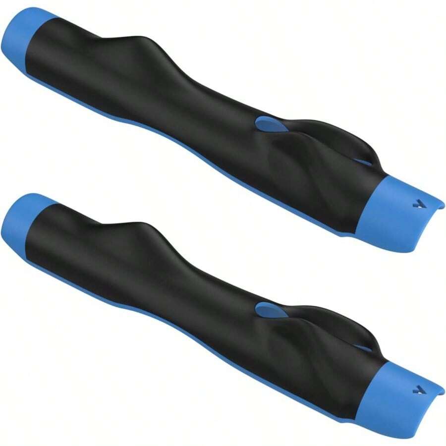 Grip Trainer, 2 Pack Training Aids Correct Hand Position, Muscle Trainer Practice All Levels To Enhance Grip Strength, Precision, Swing Skill - 藍色 - 查看 1