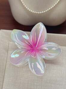 1/3/6 piezas Pinzas para el cabello con flores margaritas arcoíris, Pinzas para el cabello ombre, Accesorios de moda para el cabello adecuados para la playa, sesiones de fotos, uso diario, accesorios de otoño/invierno, Pinza para el cabello de invierno