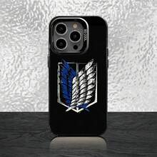 A-Attack On T-Titan Mikasa Phone Case Cover Compatible With  16,15,14,13,12,11,Pro,XS,Max,Plus,Mini,SE Black Candy Matte Shockproof Cover, Compatible With  17 Case,  17 Pro Case,  17 Pro Max Case - Z1 - View 5