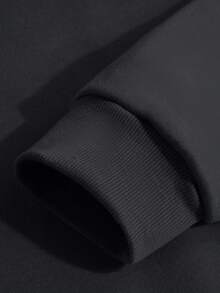 Marvel Damskie bluzki bawełniane, bluzki w stylu ulicznym z fajnym wzorem jadowitego zwierzęcia, czarne bluzy damskie z obniżonymi ramionami, grube, ciepłe, luźne bluzy z kapturem na jesień i zimę, odpowiednie na zimną pogodę - Czarne - Zobacz 8