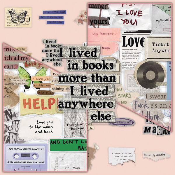 50 adesivos vintage de colagem de jornal americano em inglês, decoração criativa para scrapbooking, malas, capas de celular, transparentes