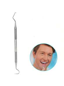 5件套牙菌斑去除器、牙垢刮刀、洁牙器、口腔卫生护理清洁套装，适用于成人、儿童、宠物 - 白桃 - 查看 2