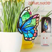 2D 平面亚克力可爱绵羊花园装饰，适用于户外露台草坪艺术装饰，无需电池，非常适合 7 月 4 日或圣诞节动物主题装饰，最适合圣诞节 - 紅白色 - 查看 9