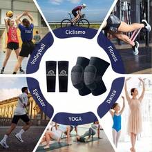 4 piezas Rodilleras De Voleibol, Rodilleras De Voleibol Y Mangas De Brazo De Voleibol, Voleibol Mangas de Brazo, Arns Deportivo para el Pelo, Bolsa Almacenamiento, para Deportes Aire Libre, Correr, Gimnasio Negro - inicial - Ver 3