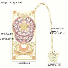 Anime Card Captain Sakura KINOMO Sakura Cosplay Metal Bookmark Art Prop - SQ0129 - Xem 5