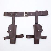 全新劳拉·克劳馥枪套西部牛仔服装 COSPLAY 道具