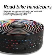 JCSP Cinta para manillar de bicicleta de carretera, envoltorio cómodo para manillar de bicicleta, cinta para manillar de bicicleta de carretera, adecuada para varias bicicletas de carretera, cinta amortiguadora cómoda para manillar de bicicleta, cinta de manillar de bicicleta de alta calidad
