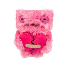 Spin Master Muñeco de peluche Fuggler Love Monster Series, feo y lindo, con dientes graciosos, de 8.66 pulgadas, con licencia oficial, regalo para Halloween, Navidad, cumpleaños, coleccionable para adultos, niños, parejas, amigos, regalo festivo - Monstruo del amor-problema Monstruo estrella-rosa - Ver 10