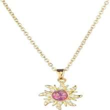 Rapunz Sun Necklace For Women, Tangled Gold Opal Pendant Necklaces, Christmas  Healing Crystal Jewelry - As Pic - View 1