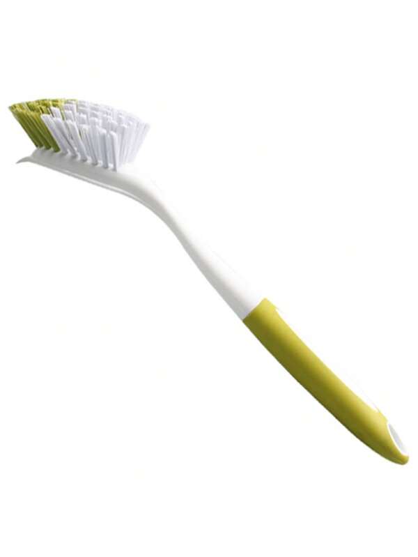 Szczotka do mycia garnków kuchennych z wiszącą szczotką czyszczącą, przedłużona rączka, szczotka do dokładnego czyszczenia, szczotka do garnków, misek i naczyń, szczotka do skrobania i mycia garnków, plastikowa wielofunkcyjna szczotka do czyszczenia szczelin kuchennych, długa rączka