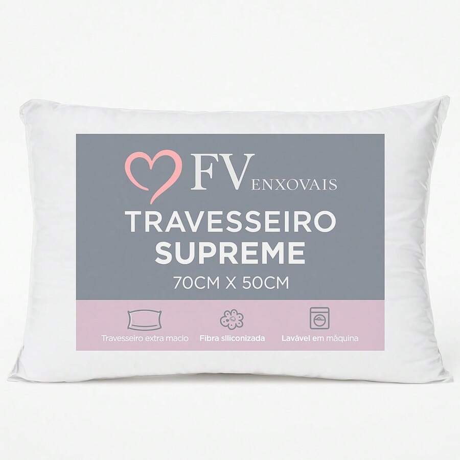 Smart Pillow Imported Fiber Anti-Allergic Anatomical Support Soft Medium Orthopedic Extra Soft - 01 WHITE - View 1