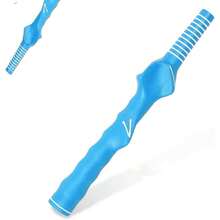 Right - Hand Grip Trainer U2013 Swing Training Aid Hand Positioning Anti - Slip Grip Trainer Beginners Pros Improve Accuracy, Power Consistency - Máy tập cầm gậy golf Sky Blue - Xem 2