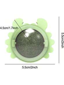 3pcs Catnip Silvervine Ball Toys, Extra Cat Energy Ball, Edible Cats Lick Kitten Chew, Teeth Cleaning Dental Wall Treats, Concentrated Flavor For All Breeds - 隨機顏色 - 查看 3
