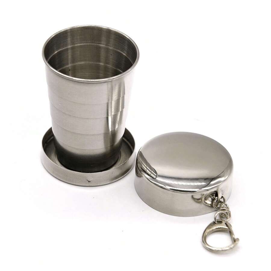 Portable Outdoor Folding Cup, Innovative Retractable Tea Cup And Set, Travel Container, And Personalized Dental Hygiene Cup.