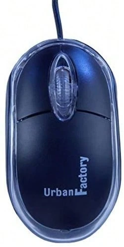 Souris ambidextre Urban Factory BDM02UF USB Type A optique 800 DPI - Noir - Voir 1
