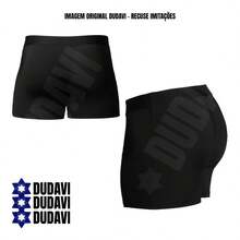 Black Boxer Briefs Kit 5 Units, Plain, Microfiber, High Quality. - 黑色 - 查看 3