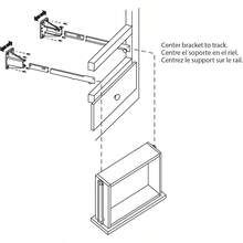 R 7240 Drawer Side Track Brackets, White Nylon 1 Pair - Initial - View 4