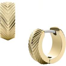 Women's Stainless Steel Dangle Drop Or Hoop Earrings For Women - Gold - View 2