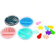 60Pack Premium Hand Sewing Needles Set 6 Sizes Embroidery Needles Kit With Threaders Assorted Large Eye Sewing Needles For Repair DIY Art And Craft Projects Green - màu xanh lá - Xem 5