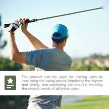 Rope Swing Trainer, Swing Training Aid, Professional Swing Rope Training Aid To Improve Speed, Tempo, Rhythm, Flexibility, Strength, Warm - Practice Equipment Golfers - ban đầu - Xem 8