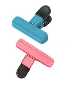 T-Type Food Sealing Clips, Potato Chip & Snack Packaging Strong Sealing Clips, Leak-Proof & Moisture-Proof, Plastic Bag Sealing Clips, & T-Type Clips, Moisture-Proof & Fresh-Keeping Sealing Clips, Food Storage Clips - Multicolor - View 34