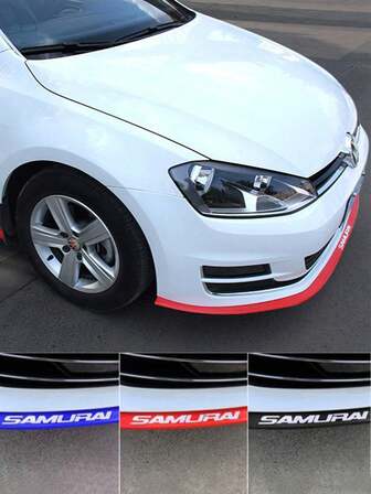 1pc Car Front Lip Bumper Protector, Universal Bumper Guard Trim, Auto Accessories