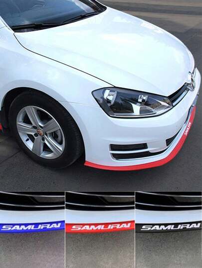 1pc Car Front Lip Bumper Protector, Universal Bumper Guard Trim, Auto Accessories