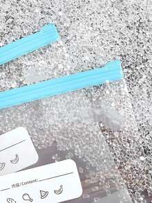 Ziplock Food Storage Bags, Thick Freezer Bags, Microwave , Reusable, Suitable For Organization, Back To School - Multicolor - View 8